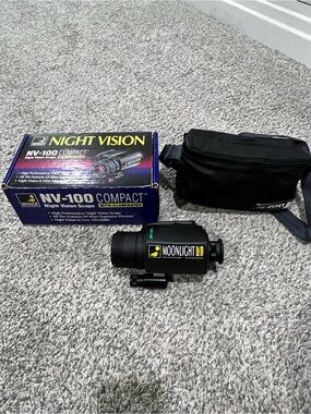 Moonlight NV-100 Compact Night Vision Scope - Black